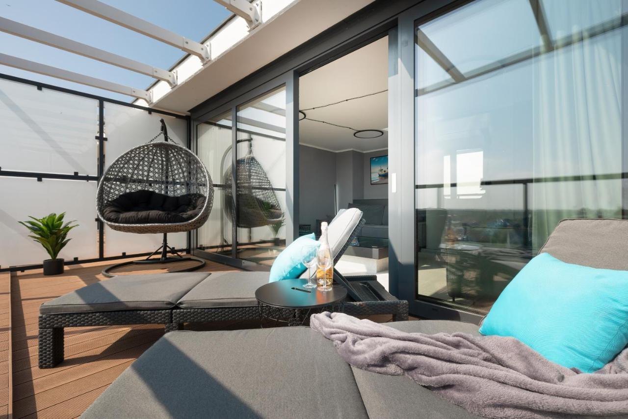 Lighthouse Luxury Penthouse - Jantar Apartamenty Mrzeżyno Dış mekan fotoğraf